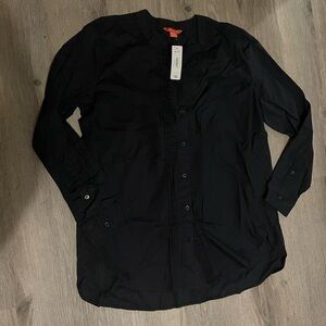 NWT Black Button up Blouse​